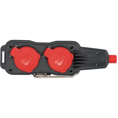 Brennenstuhl Steckdosenleiste, 9837570010 Mehrfachkupplungsdose 230 V Rot, Schwarz IP54 (4x) Brennenstuhl Steckdosenleiste, 9837570010 Mehrfachkupplungsdose 230 V Rot, Schwarz IP54 (4x)