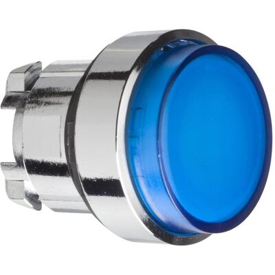 Schneider Electric Illuminated Pushbutton He, Schalter + Taster, Silber, Blau Schneider Electric Illuminated Pushbutton He, Schalter + Taster, Silber, Blau