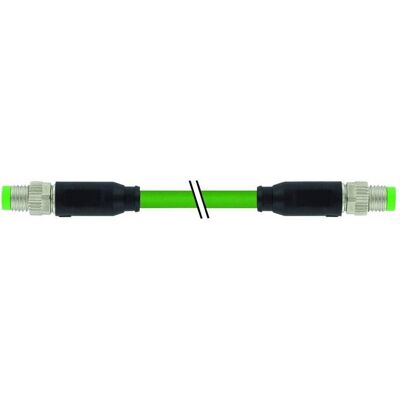 Murr Elektronik M8 St. 0° M8 St. 0° geschirmt, Ethercat PUR 1x4xAWG26 geschirmt gn UL/CSA+schleppk. 3m, Elektronikkabel + Stecker, Grün Murr Elektronik M8 St. 0° M8 St. 0° geschirmt, Ethercat PUR 1x4xAWG26 geschirmt gn UL/CSA+schleppk. 3m, Elektronikkabel + Stecker, Grün
