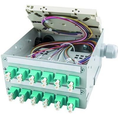 Telegärtner Teleg„rtner STX-Tragschienen-Verteiler, 12 x SC-Duplex, Server Zubehör, Grau Telegärtner Teleg„rtner STX-Tragschienen-Verteiler, 12 x SC-Duplex, Server Zubehör, Grau