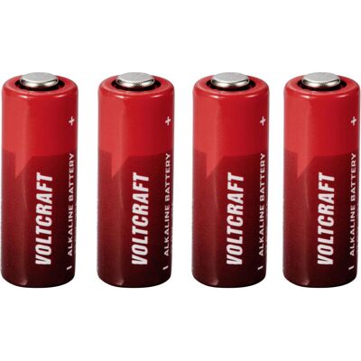 Voltcraft VC-16107975 Spezial-Batterie 23 A Alkali-Mangan 12 V 50 mAh 4 St. (4 Stk., A23, 50 mAh), Batterien + Akkus Voltcraft VC-16107975 Spezial-Batterie 23 A Alkali-Mangan 12 V 50 mAh 4 St. (4 Stk., A23, 50 mAh), Batterien + Akkus