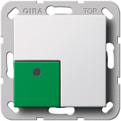 Gira Abstelltaster System 55 Re inweiss 291103, Schalter + Taster, Weiss Gira Abstelltaster System 55 Re inweiss 291103, Schalter + Taster, Weiss