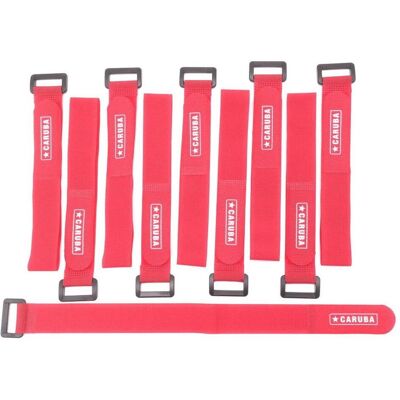 Caruba, Kabelbinder, Fast Fixer Pro 1 Rot (10 Stück) (Kunststoffkabelbinder, 340 mm, 10 Stk.) Caruba, Kabelbinder, Fast Fixer Pro 1 Rot (10 Stück) (Kunststoffkabelbinder, 340 mm, 10 Stk.)