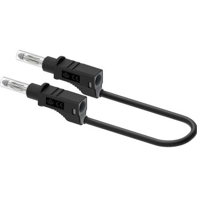 Electro PJP, Messleitung, 2211/600V-CD1-25N Messleitung Bananenstecker 25 cm Schwarz 1 St. Electro PJP, Messleitung, 2211/600V-CD1-25N Messleitung Bananenstecker 25 cm Schwarz 1 St.