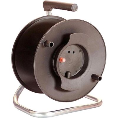 Bachmann 397.003 Schwarze Kunststoff Kabeltrommel - IP20 Überlastschalter Bachmann 397.003 Schwarze Kunststoff Kabeltrommel - IP20 Überlastschalter