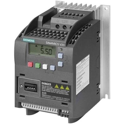 Siemens Frequenzumrichter, SINAMICS V20, 3AC400V 2.2KW UNFILTERED Siemens Frequenzumrichter, SINAMICS V20, 3AC400V 2.2KW UNFILTERED