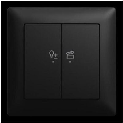 Busch-Jaeger, Lichtschalter + Storenschalter, LED-Dimmer-Einsatz Busch-Jaeger, Lichtschalter + Storenschalter, LED-Dimmer-Einsatz