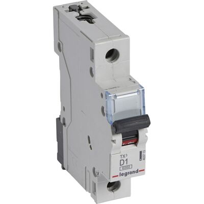Legrand, Schutzschalter, Leistungsschalter 1P D 1A 6kA AC S301 TX3 (403713) Legrand, Schutzschalter, Leistungsschalter 1P D 1A 6kA AC S301 TX3 (403713)