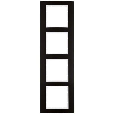 Berker, Zubehör Schalterprogramm, 10143025 Rahmen 4fach Berker, Zubehör Schalterprogramm, 10143025 Rahmen 4fach