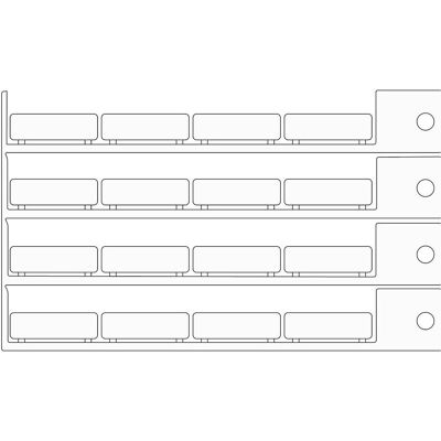 Brady, Kabelverbindung Zubehör, Kennzeichnung, weiss, 8 x 27 mm Brady, Kabelverbindung Zubehör, Kennzeichnung, weiss, 8 x 27 mm