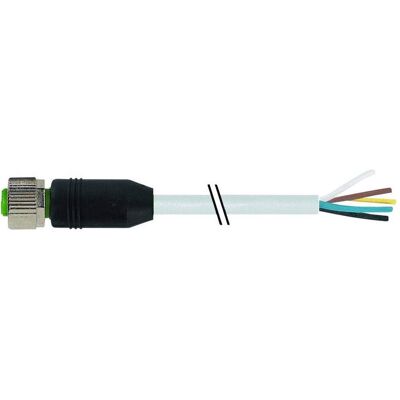 Murr Elektronik M12 Bu. ger. mit freiem Leitungsende PUR-OB 12x0.25 10.0m, Elektronikkabel + Stecker, Grau Murr Elektronik M12 Bu. ger. mit freiem Leitungsende PUR-OB 12x0.25 10.0m, Elektronikkabel + Stecker, Grau