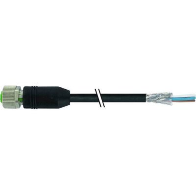 Murr Elektronik M12 Bu. ger. geschirmt mit freiem Ltg.-ende PUR-OB 4x0.34 geschirmt UL, CSA+schleppk. 15m, Elektronikkabel + Stecker, Schwarz Murr Elektronik M12 Bu. ger. geschirmt mit freiem Ltg.-ende PUR-OB 4x0.34 geschirmt UL, CSA+schleppk. 15m, Elektronikkabel + Stecker, Schwarz