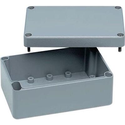 Fibox Universalgehäuse silbergrau (RAL 7001) 66 x 60 x 46 mm Aluminium (Gehäuse), Elektronikzubehör + Gehäuse, Silber Fibox Universalgehäuse silbergrau (RAL 7001) 66 x 60 x 46 mm Aluminium (Gehäuse), Elektronikzubehör + Gehäuse, Silber