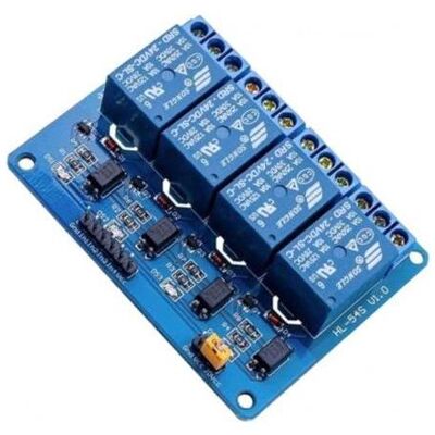 HutoPi 4 channel 24v relay module, Elektronikmodul HutoPi 4 channel 24v relay module, Elektronikmodul