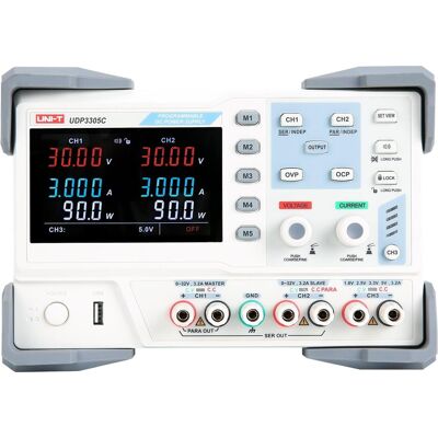 Uni-T Labornetzgerät UDP3305C, 3-Kanal, RS232, 0...30 V, 0...5 A, 315 W, Labornetzgerät Uni-T Labornetzgerät UDP3305C, 3-Kanal, RS232, 0...30 V, 0...5 A, 315 W, Labornetzgerät