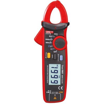 Uni-T, Multimeter, UT 211B - Stromzange digital AC/DC bis 60 A (CAT III 600V, Zangenstrommesser) Uni-T, Multimeter, UT 211B - Stromzange digital AC/DC bis 60 A (CAT III 600V, Zangenstrommesser)