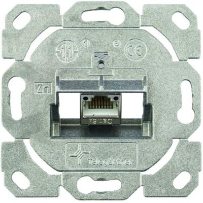 Telegärtner, Steckdose, J00020A0531 - RJ-45 - 1 Modul(e) - 6a - Metallisch - 41 mm - 28 mm Telegärtner, Steckdose, J00020A0531 - RJ-45 - 1 Modul(e) - 6a - Metallisch - 41 mm - 28 mm