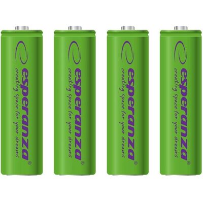 Esperanza Batterie grün AA (4 Stk., AA, 2000 mAh), Batterien + Akkus Esperanza Batterie grün AA (4 Stk., AA, 2000 mAh), Batterien + Akkus
