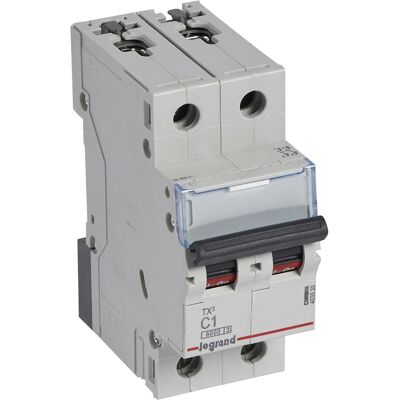 Legrand, Schutzschalter, Leistungsschalter 2P C 1A 6kA AC S302 TX3 (403520) Legrand, Schutzschalter, Leistungsschalter 2P C 1A 6kA AC S302 TX3 (403520)