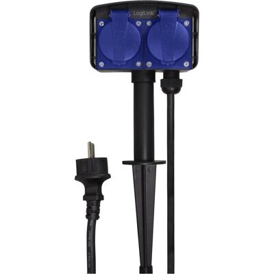 LogiLink, Steckdosenleiste, Steckdosenadapter (2x, CEE 7/4, 2 m) LogiLink, Steckdosenleiste, Steckdosenadapter (2x, CEE 7/4, 2 m)