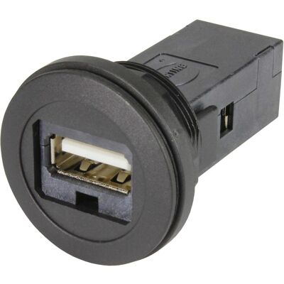 Harting USB 2.0, Elektronikkabel + Stecker, Schwarz Harting USB 2.0, Elektronikkabel + Stecker, Schwarz