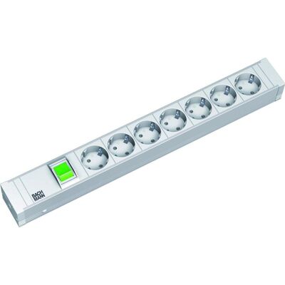 Bachmann Power Distribution Unit Aluminium - 7 Outlets - 2m Kabel - 230V - Rackmontage Bachmann Power Distribution Unit Aluminium - 7 Outlets - 2m Kabel - 230V - Rackmontage