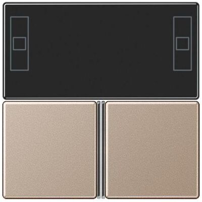 JUNG, Zubehör Schalterprogramm, Wippe Serien Schalter A champ glz A4093TSACH JUNG, Zubehör Schalterprogramm, Wippe Serien Schalter A champ glz A4093TSACH