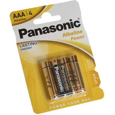 Panasonic Alkaline Power (4 Stk., AAA), Batterien + Akkus Panasonic Alkaline Power (4 Stk., AAA), Batterien + Akkus