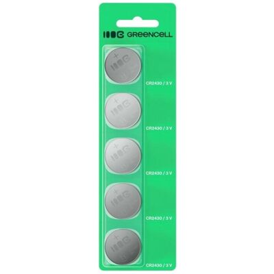 GreenCell Charger Green cell Baterijas Green Cell Blister 5x Lithium Battery CR2430 (5 Stk., CR2430, 290 mAh), Batterien + Akkus GreenCell Charger Green cell Baterijas Green Cell Blister 5x Lithium Battery CR2430 (5 Stk., CR2430, 290 mAh), Batterien + Akkus