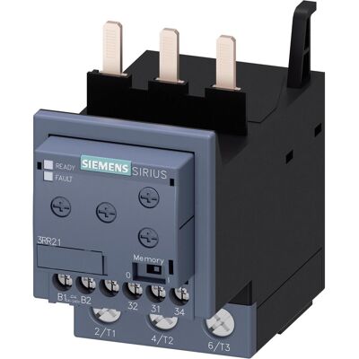 Siemens Überwachungsrelais 3RR2143-1AW30 - Unterstützt 24-240V AC/DC - Montiert auf Schütz 3RT2 - Weitspannungsbereich Siemens Überwachungsrelais 3RR2143-1AW30 - Unterstützt 24-240V AC/DC - Montiert auf Schütz 3RT2 - Weitspannungsbereich