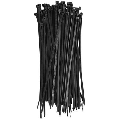 Emos, Kabelbinder, Kabelbinder 200×3,5, schwarz, 100 Stk (Kunststoffkabelbinder, 200 mm, 100 Stk.) Emos, Kabelbinder, Kabelbinder 200×3,5, schwarz, 100 Stk (Kunststoffkabelbinder, 200 mm, 100 Stk.)