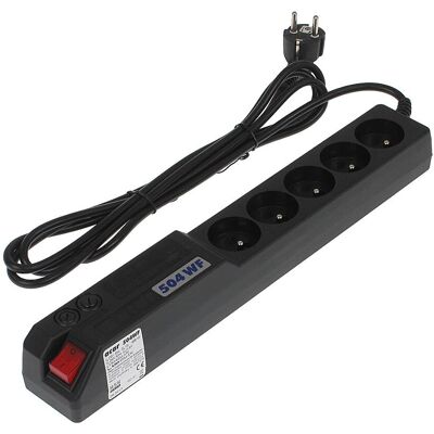HSK, Steckdosenleiste, acar 5 AC-Ausgänge (5x, 3 m) HSK, Steckdosenleiste, acar 5 AC-Ausgänge (5x, 3 m)
