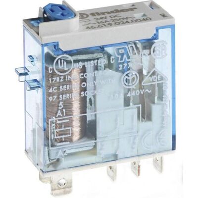 Finder 46.61.9.024.4040 - Steckrelais mit Wechsler - 24V/DC - 16A Finder 46.61.9.024.4040 - Steckrelais mit Wechsler - 24V/DC - 16A