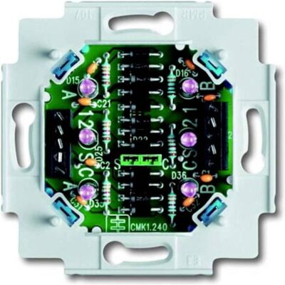 Busch-Jaeger, Gefahrenmelder, Kontrollanzeige-Einsatz 6-fach 2CKA001582A0341 Busch-Jaeger, Gefahrenmelder, Kontrollanzeige-Einsatz 6-fach 2CKA001582A0341