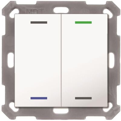 MDT Lichtschalter 55 2-fach RGBW MDT Lichtschalter 55 2-fach RGBW
