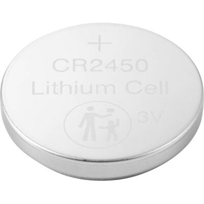 Voltcraft Knopfzelle CR 2450 Lithium 580 mAh 3 V 1 St. (1 Stk., CR2450, 580 mAh), Batterien + Akkus Voltcraft Knopfzelle CR 2450 Lithium 580 mAh 3 V 1 St. (1 Stk., CR2450, 580 mAh), Batterien + Akkus