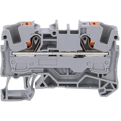Wago 2-Leiter-Durchgangsklemme mit Drücker 6 mm² grau 2206-1201, Elektronikzubehör + Gehäuse, Grau Wago 2-Leiter-Durchgangsklemme mit Drücker 6 mm² grau 2206-1201, Elektronikzubehör + Gehäuse, Grau