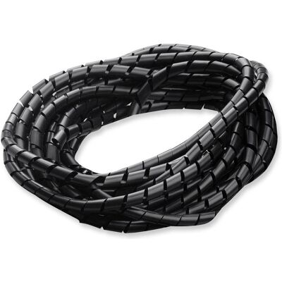 Cimco, Kabelschutz + Kabelführung, Spiralband, Bündel-Ø 9-70 mm, Wendelbreite 13,9 mm, Aussen-Ø 12 mm, schwarz (Kabelspiralschlauch, 1000 cm) Cimco, Kabelschutz + Kabelführung, Spiralband, Bündel-Ø 9-70 mm, Wendelbreite 13,9 mm, Aussen-Ø 12 mm, schwarz (Kabelspiralschlauch, 1000 cm)