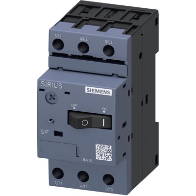 Siemens Schutzschalter, Motorschutzschalter 3RV1 4,5-6,3A Siemens Schutzschalter, Motorschutzschalter 3RV1 4,5-6,3A