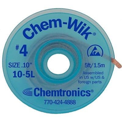 ChemWik Kordelzug Entlöt 2.54 mm 1.50 m, Lötgerät Zubehör, Kupfer ChemWik Kordelzug Entlöt 2.54 mm 1.50 m, Lötgerät Zubehör, Kupfer