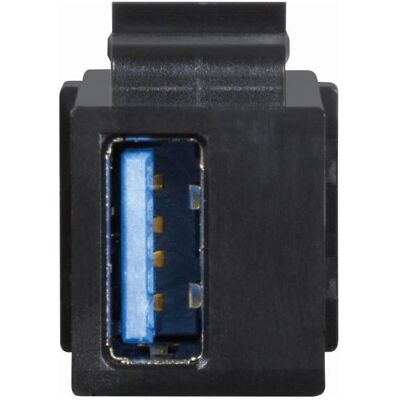 LogiLink Keystone Modular Verbinder USB-A 3.0 Buchse an USB-A 3.0 Buchse, (NK0015B), USB Kabel LogiLink Keystone Modular Verbinder USB-A 3.0 Buchse an USB-A 3.0 Buchse, (NK0015B), USB Kabel