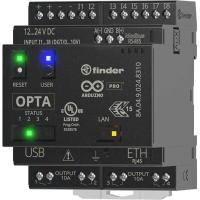 Finder, Energiemessgerät, OPTA Plus m. 8A.04.9.024.8310.CXX integrem Leitstand zum Energiemonitoring Finder, Energiemessgerät, OPTA Plus m. 8A.04.9.024.8310.CXX integrem Leitstand zum Energiemonitoring