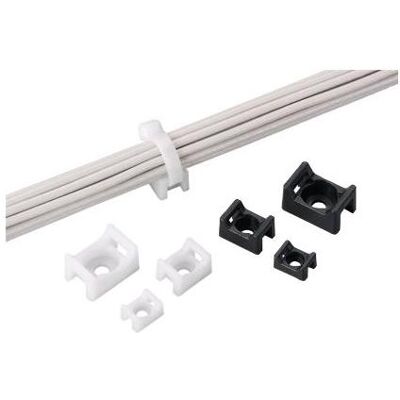 Panduit, Kabelbinder, Cable Tie Mount Kabelbindersockel schraubbar, nieten TM1S4-C Bündel-Ø-Be (100 Stk.) Panduit, Kabelbinder, Cable Tie Mount Kabelbindersockel schraubbar, nieten TM1S4-C Bündel-Ø-Be (100 Stk.)