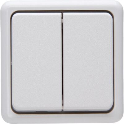 Kopp, Lichtschalter + Storenschalter, STANDARD - Serienschalter, Farbe: arktisweiss Kopp, Lichtschalter + Storenschalter, STANDARD - Serienschalter, Farbe: arktisweiss