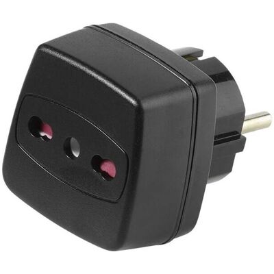 Vivanco Reiseadapter, Reisestecker Italien, Italien Buchse - Schuko Stecker Vivanco Reiseadapter, Reisestecker Italien, Italien Buchse - Schuko Stecker