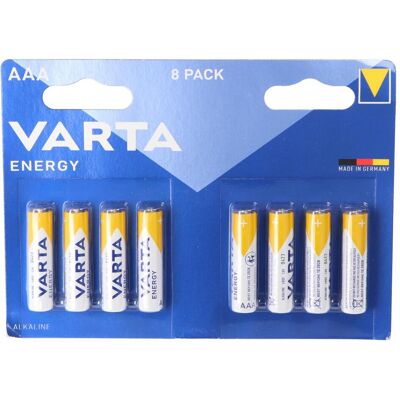 Varta MN2400 AAA Alkalibatterie - 8er Pack Varta MN2400 AAA Alkalibatterie - 8er Pack