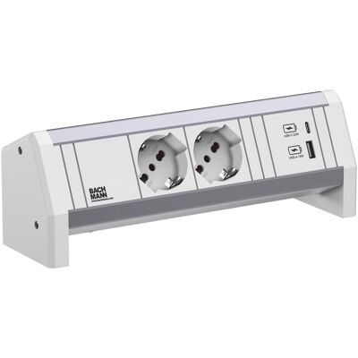 Bachmann, Steckdosenleiste, BACH Steckdosenleiste (2x, GST18) Bachmann, Steckdosenleiste, BACH Steckdosenleiste (2x, GST18)