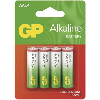 GP Batteries 4 GP Batterien Long Lasting Power Mignon AA 1,5 V (1 Stk., AA), Batterien + Akkus GP Batteries 4 GP Batterien Long Lasting Power Mignon AA 1,5 V (1 Stk., AA), Batterien + Akkus