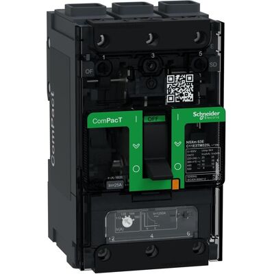 Schneider Electric, Schutzschalter, C11E3TM025L Kompaktleistungsschalter ComPacT NSXm 25 A Schneider Electric, Schutzschalter, C11E3TM025L Kompaktleistungsschalter ComPacT NSXm 25 A