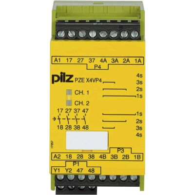 Pilz 777586 PZE X4VP4 24VDC 4n/o, Relais Pilz 777586 PZE X4VP4 24VDC 4n/o, Relais